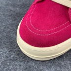 Rick Owens Wmns EDFU Suede Leather Vintage Low 'Hot Pink'
