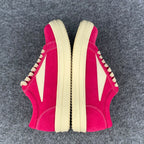Rick Owens Wmns EDFU Suede Leather Vintage Low 'Hot Pink'