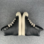 Rick Owens Luxor Jumbo Lace Padded Sneaker 'Black Milk