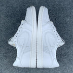 Custom Travis Scott x Air Jordan 1 Retro Low OG SP 'Michael Rubin White Party' Friends & Family