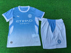 Manchester City KIDS Short Sleeve Home Kit 2026-2027  (Please put your preferred number and name in the order note)