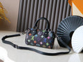 LV x Takashi Murakami Nano Speedy Black Multicolored