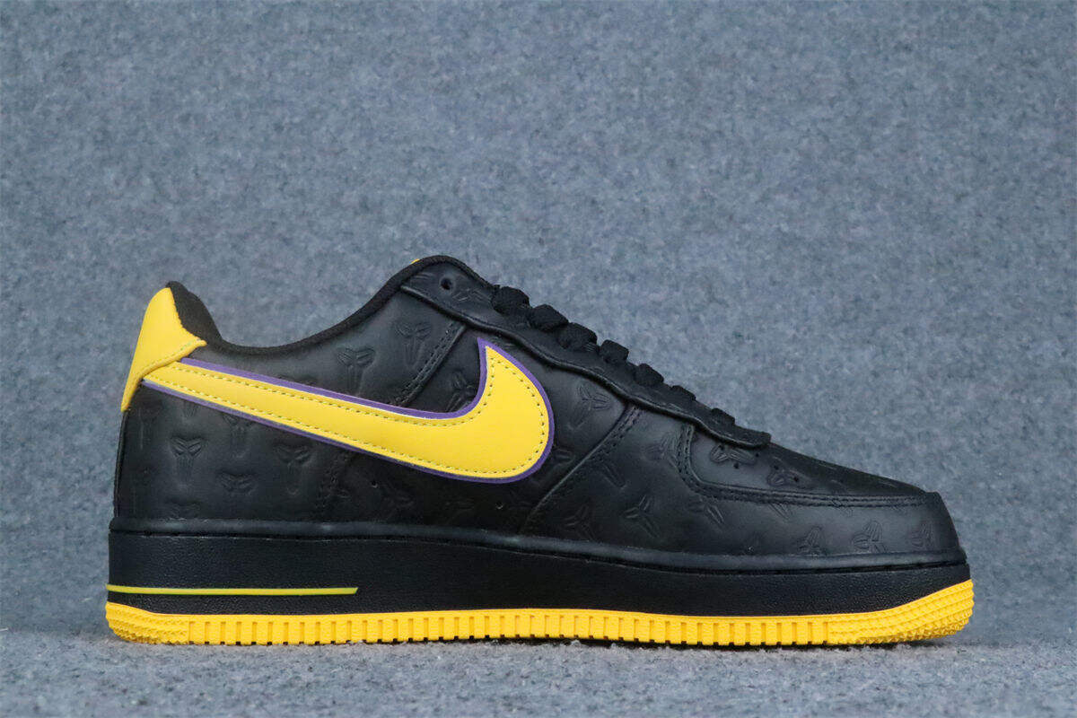 Kobe Bryant x Air Force 1 Low 'Lakers Away' Numbered