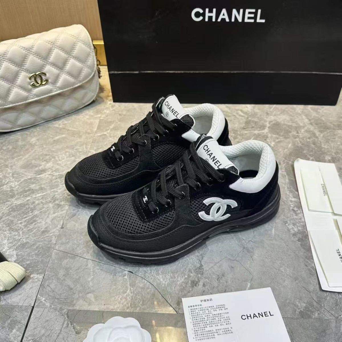 Chanel Sneaker 'Black White'