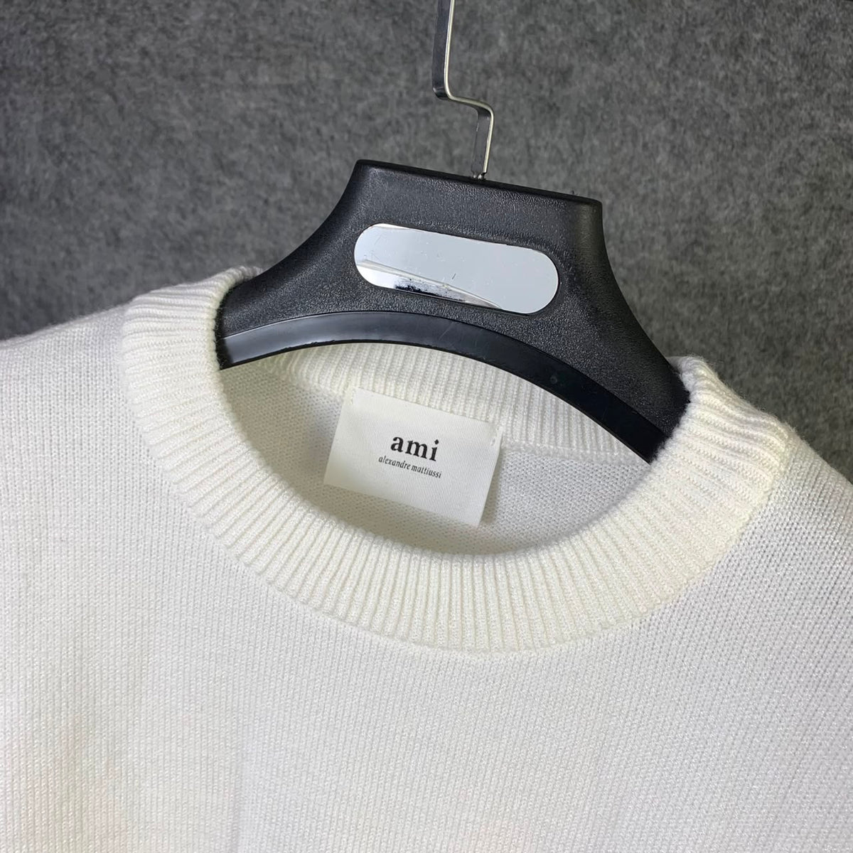 Ami Tonal Sweatshirt 'White'