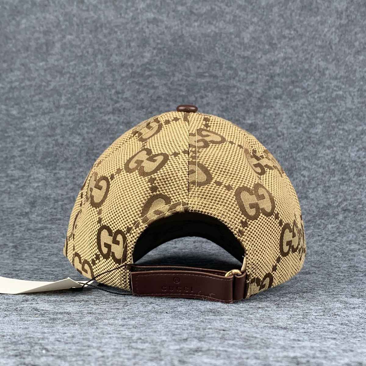 Gucci Jumbo GG Canvas Baseball Hat ‘Camel/Ebony’