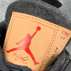 Levi's x Air Jordan 4 Retro 'Black Denim'