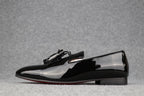CL Dandelion Tassel Loafers ‘Black Patent Leather'