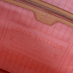 NEVERFULL DAMIER AZUR MM ROSE BALLERINE LINING