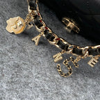 Chanel Coco Charms Flap Bag Black