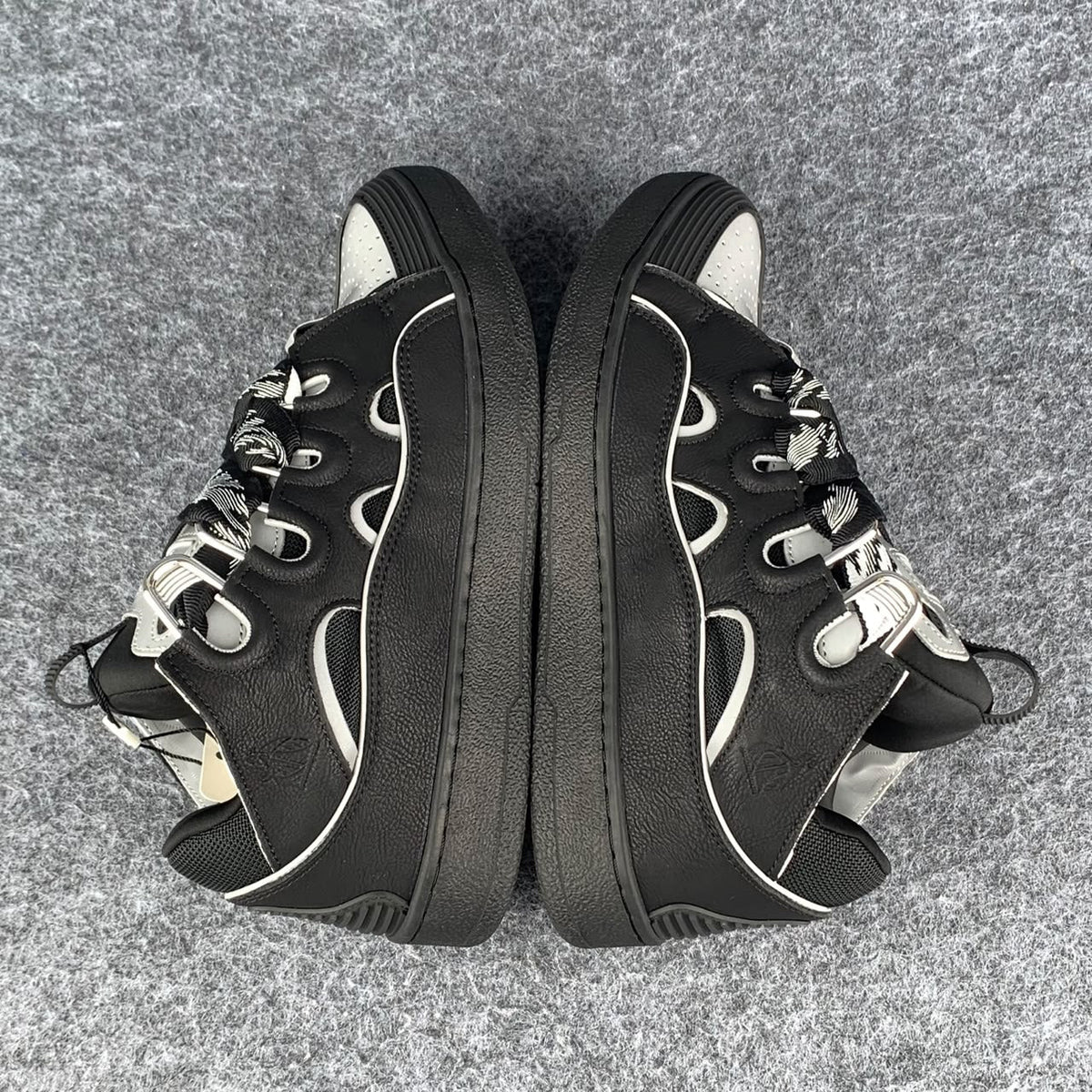 (Value Version) Lanvin Curb Sneakers 'Black Grey'