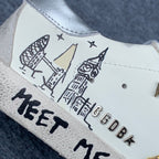 Golden Goose Meet Me In London Sneakers With Gold Star (takes 5-12 days to customise)