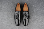 CL Dandelion Tassel Loafers ‘Black Patent Leather'