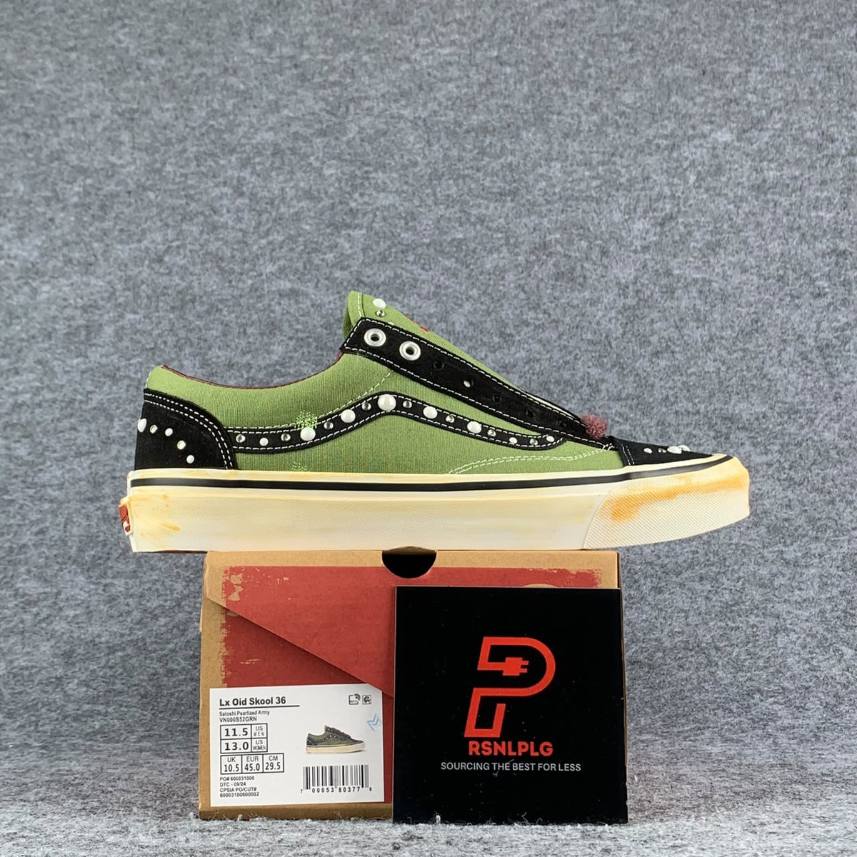 SATOSHI NAKAMOTO x Vans Old Skool Reissue 36 'Pearlized Army'