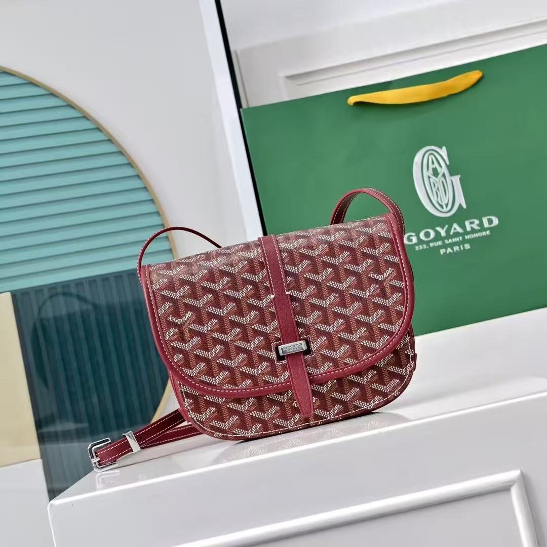 Goyard Belvédère PM Bag ‘Burgundy’