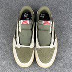 Travis Scott x Air Jordan 1 Retro Low OG SP 'Reverse Olive / Medium Olive' (B-GRADE VERSION)