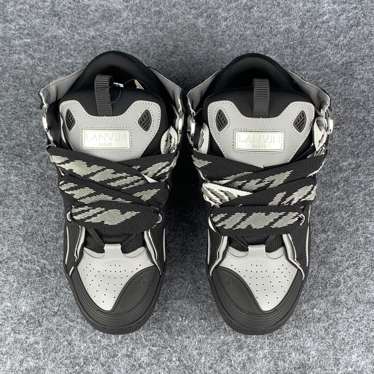 (Value Version) Lanvin Curb Sneakers 'Black Grey'