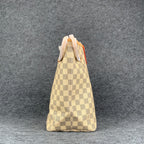 NEVERFULL DAMIER AZUR MM ROSE BALLERINE LINING