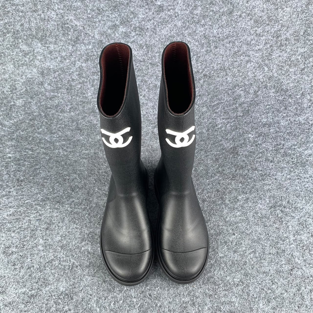 Chanel Rubber Rain Boots