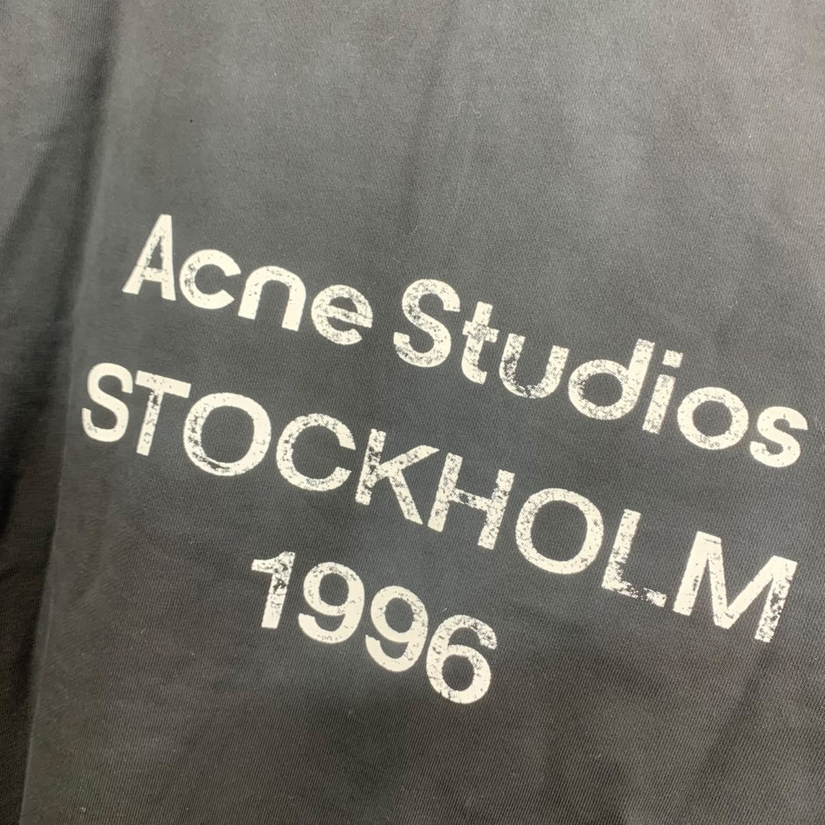 Acne Studios Fleece Logo Hoodie ‘Black’