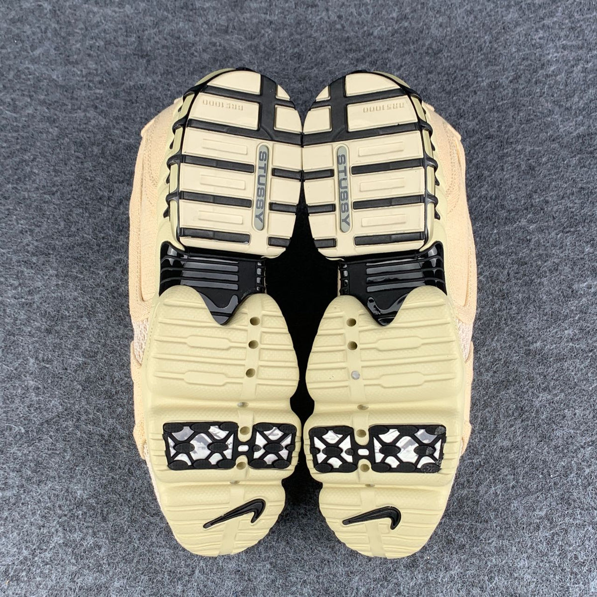 Stussy x Air Zoom Spiridon Caged 2 'Fossil'