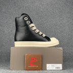Rick Owens Luxor Jumbo Lace Padded Sneaker 'Black Milk
