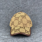Gucci Jumbo GG Canvas Baseball Hat ‘Camel/Ebony’