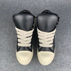 Rick Owens Luxor Jumbo Lace Padded Sneaker 'Black Milk