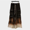 Rick Owens DRKSHDW Double Cargo Jumbo Belas Pants ‘Black Terra Flame’