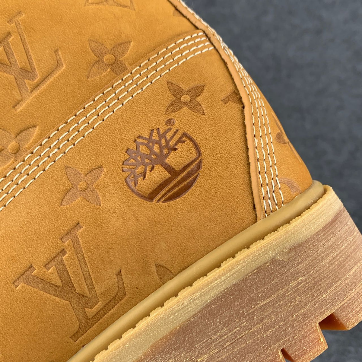 Timberland LV x 6 Inch Ankle Boot 'Embossed Monogram Wheat'
