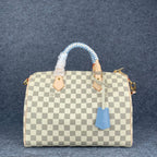 LV Speedy 30 Soft handbag ‘Damier Azur Canvas’