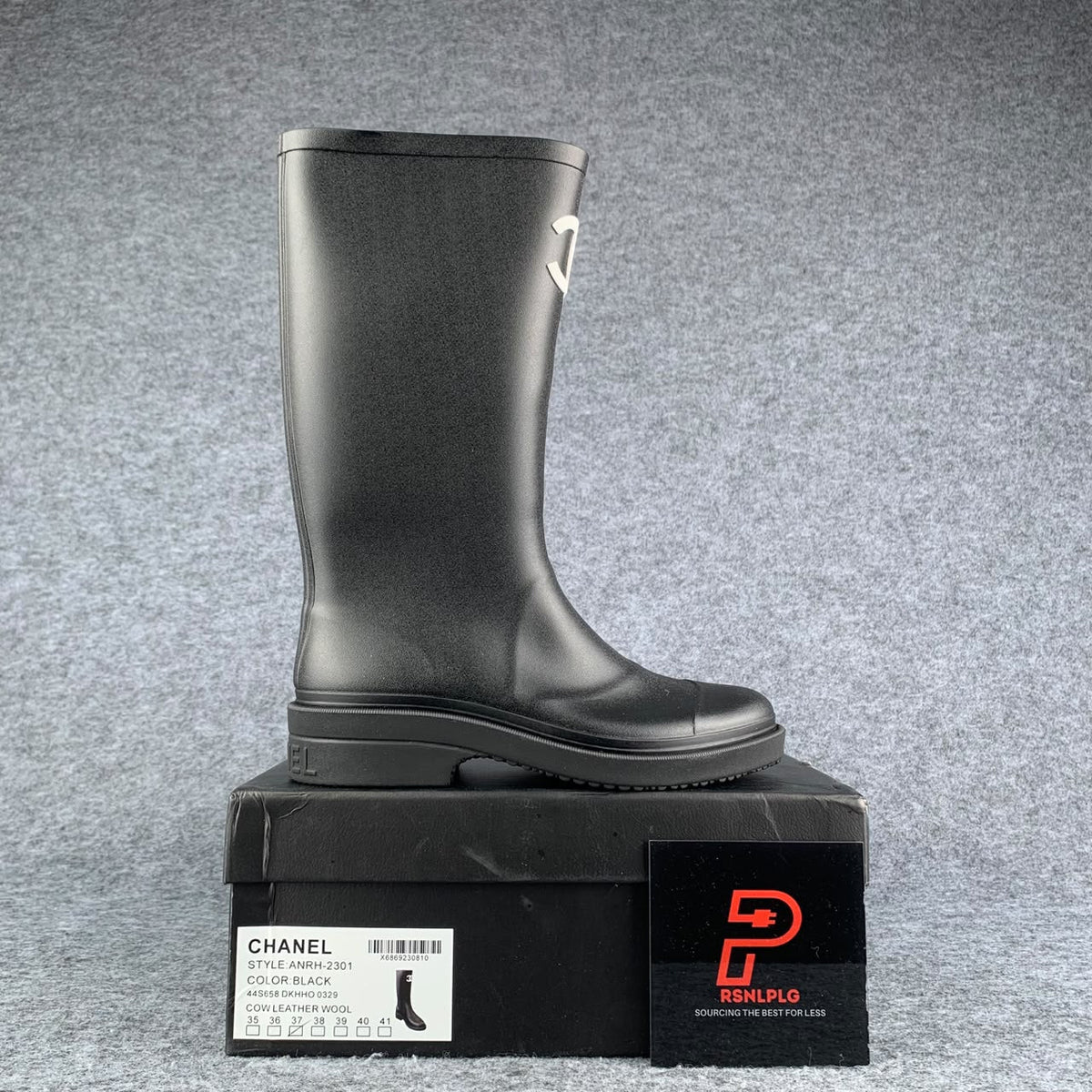 Chanel Rubber Rain Boots