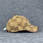 Gucci Jumbo GG Canvas Baseball Hat ‘Camel/Ebony’