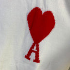 Ami Tonal Sweatshirt 'White'