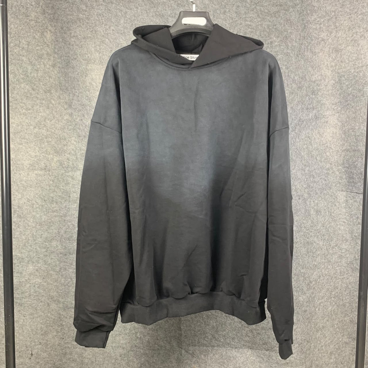 Acne Studios Fleece Logo Hoodie ‘Black’