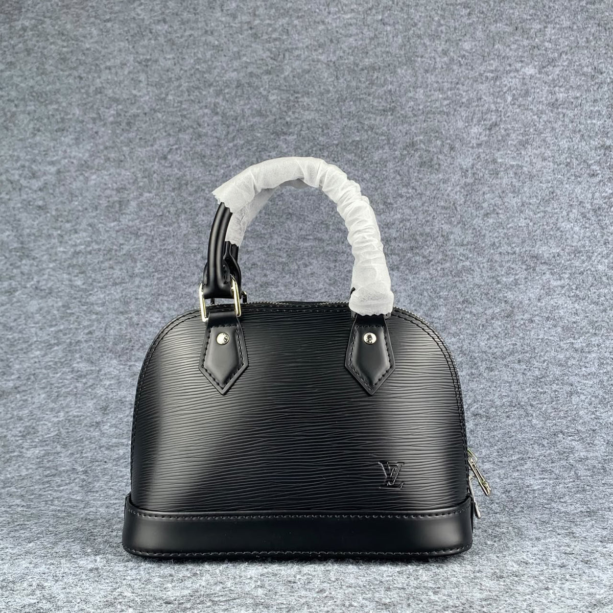 LV Alma BB in Black Epi Leather