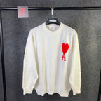 Ami Tonal Sweatshirt 'White'