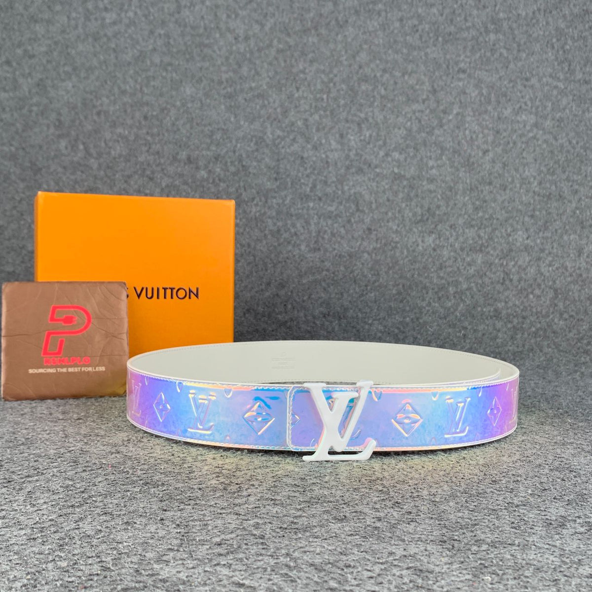 LV Shape 40mm Reversible Belt ‘Prism’