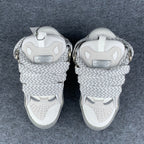 Lanvin Curb Sneakers 'Grey White'