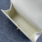 Chanel Boy Old Medium Flap Bag Off White Caviar Leather