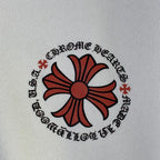 Chrome Hearts Made In Hollywood Plus Cross Long-Sleeve T-Shirt 'White/Red'