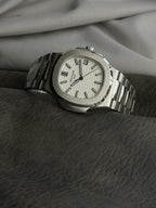 Steel White 40mm Watch