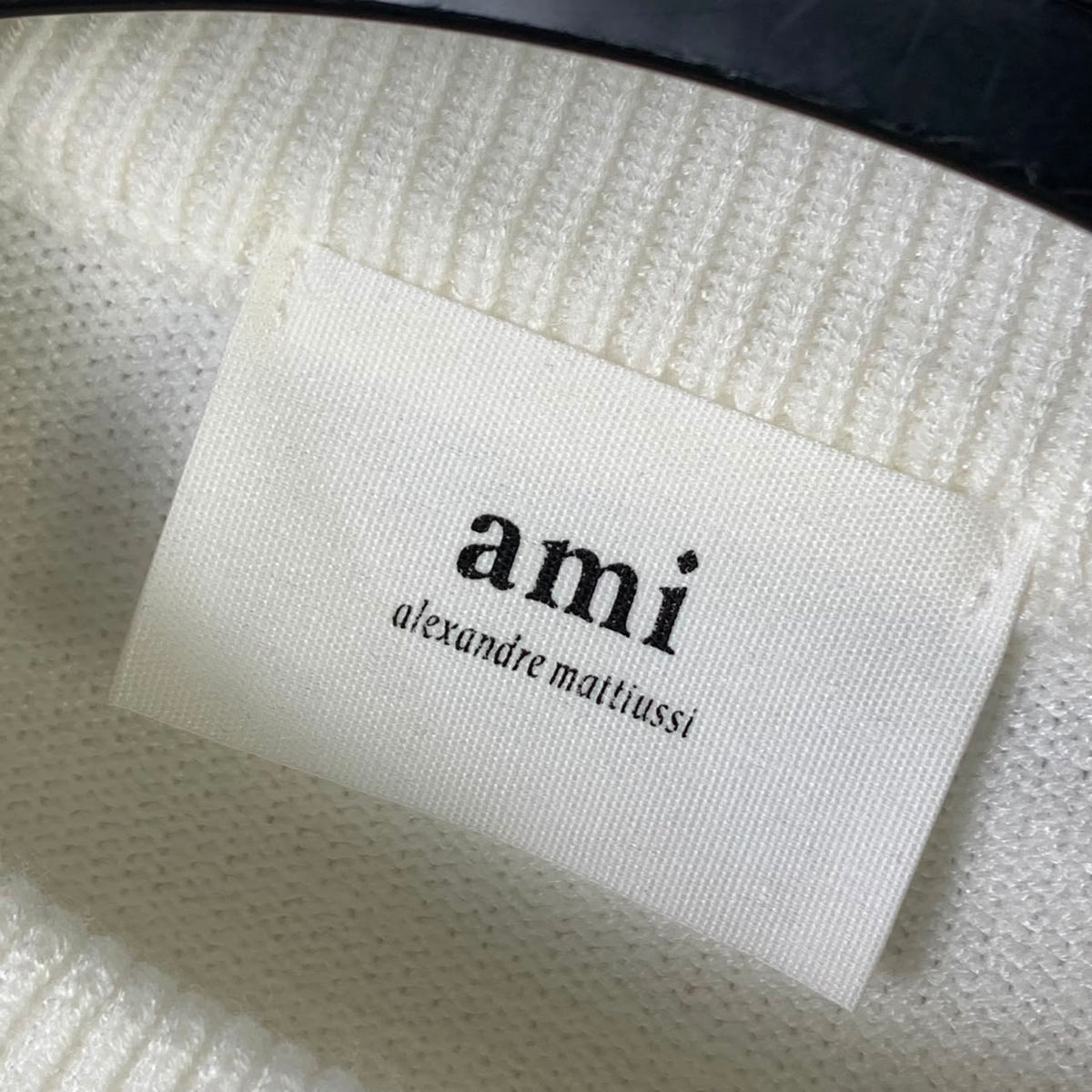 Ami Tonal Sweatshirt 'White'