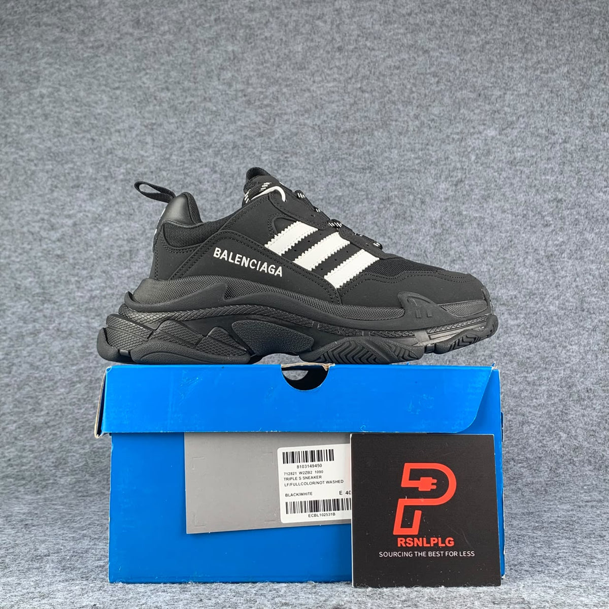Adidas x Balenciaga Triple S Sneaker 'Black'