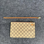 NEVERFULL DAMIER AZUR MM ROSE BALLERINE LINING