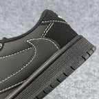 (KIDS) Travis Scott x Air Jordan 1 Low OG SP 'Black Phantom'
