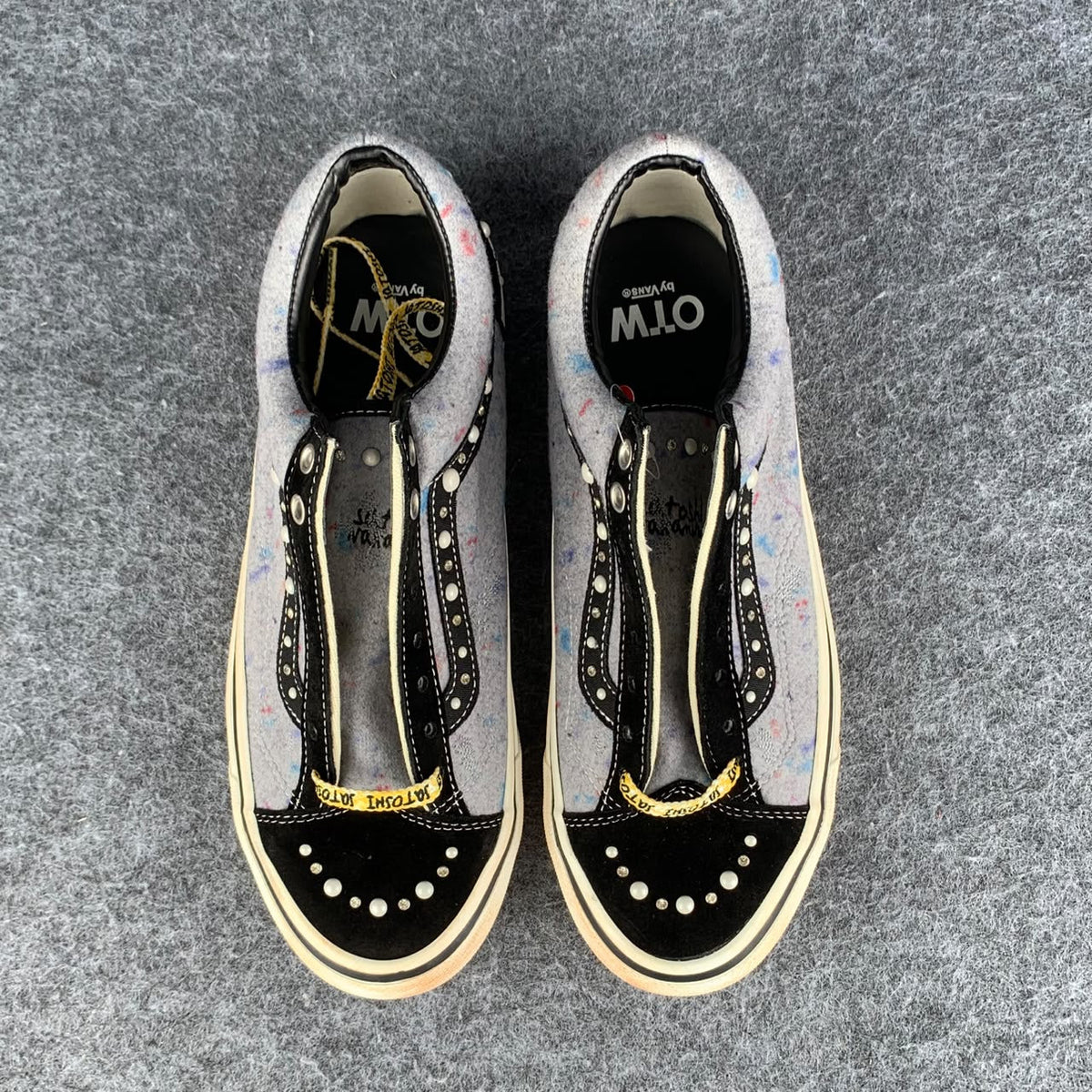 SATOSHI NAKAMOTO x Vans Old Skool Reissue 36 'Speckled Moving Blanket Grey'