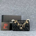 Chanel Coco Charms Flap Bag Black