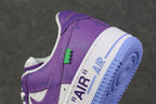 (CUSTOM) NIKE AIR FORCE 1 LOW 'WHITE PURPLE'