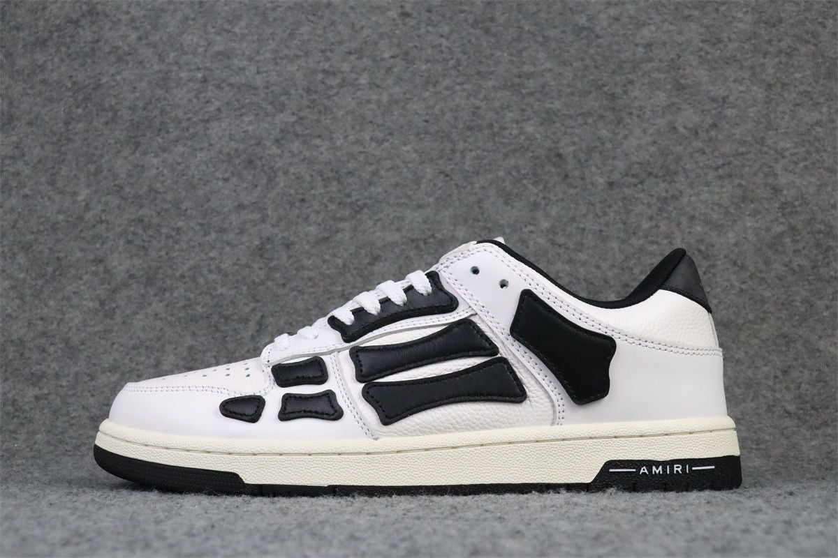 Amiri Skel Top Low 'White Black'